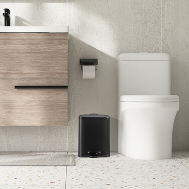 Relaxdays 5L Soft-Close Trash Can