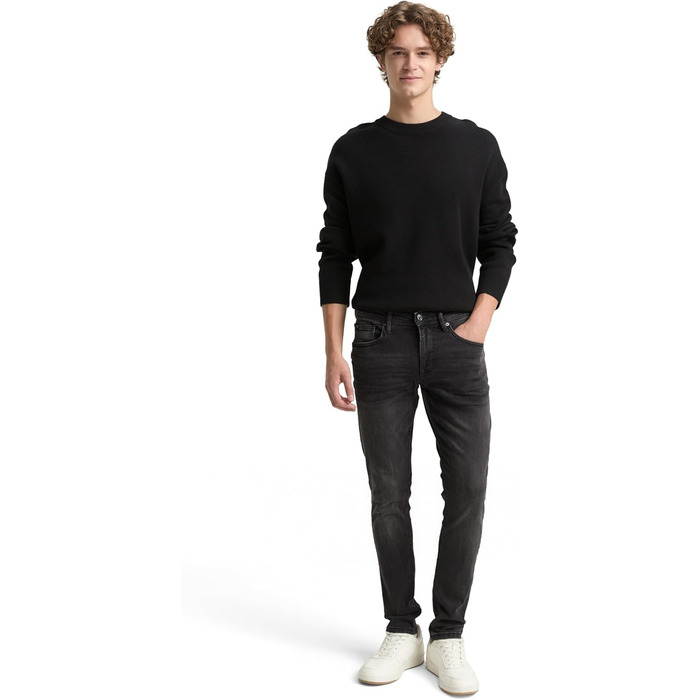 Джинси чоловічі TOM TAILOR Denim Culver Skinny 36W/32L, темно-сірий, використаний денім