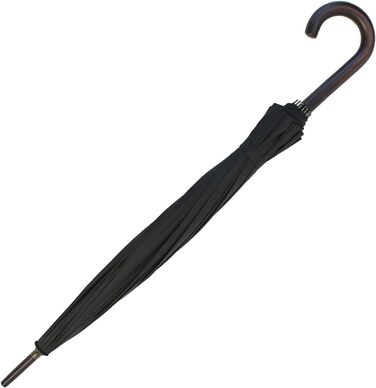 Doppler Umbrella Natural London, Black, Length approx. 89 cm, Diameter approx. 5 cm