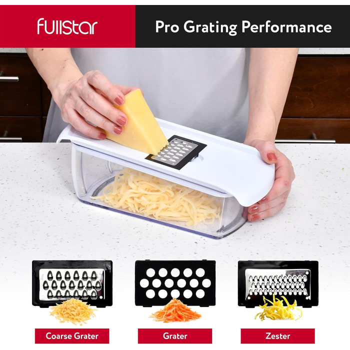 Многофункціональний овочевий слайсер-млинчик 12-в-1 PRO: слайсер для овочів, фруктів, сиру, цибулі, огірків, картоплі, слайсер для жульєну