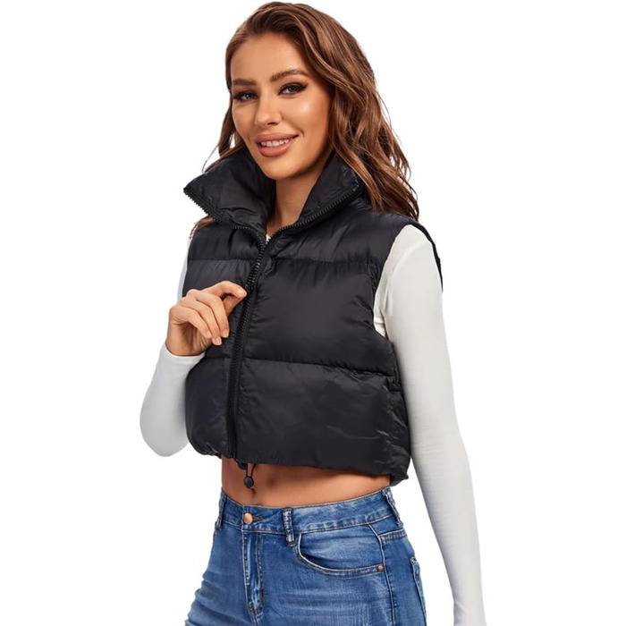 Чоловіча степкова жилетка Fuinloth Daen Weste з коротким коміром, чорна (34-36)