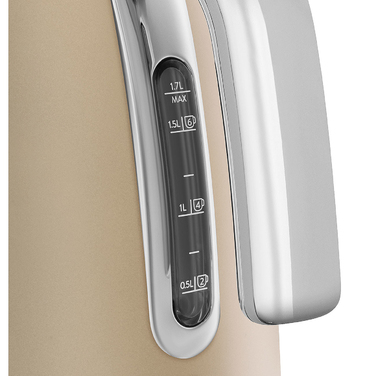 Електричний чайник Smeg KLF03CHMEU, 2400 Вт, 1,7 л, жовтий/золотий