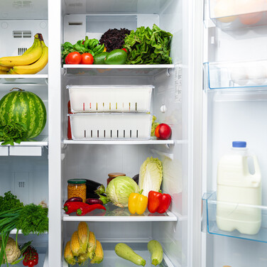 Relaxdays Refrigerator Organizer 2-Piece Set