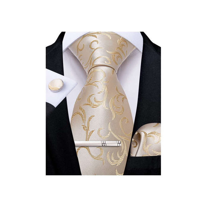 Чоловіча краватка DiBanGu бежевого кольору, модна, 150 см