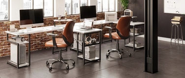 Кутовий ігровий комп'ютерний стіл 168x120 см, білий, з подовжувачем