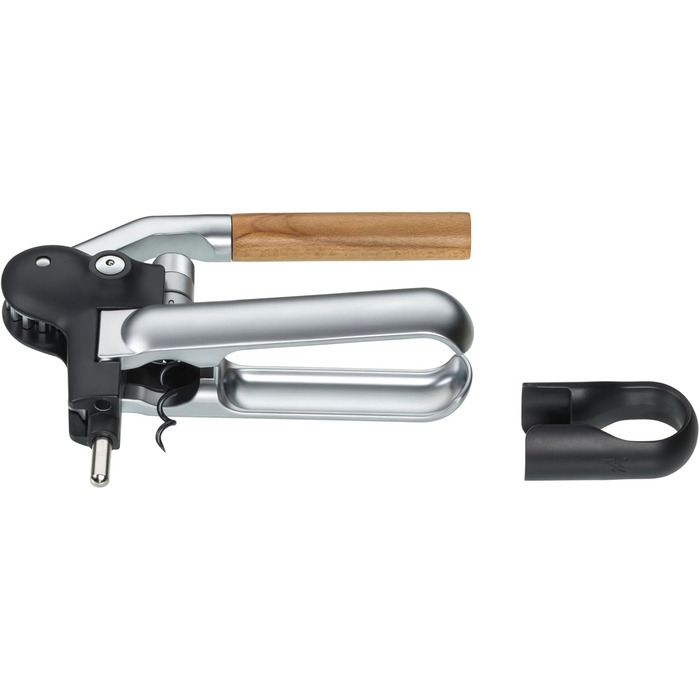 WMF Baric Corkscrew Wine 19 x 11 x 15 cm, Corkscrew with foil cutter, professional wine bottle opener, bottle opener for wine and Prosecco, wine opener, effortless operation