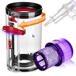 Фільтр HEPA для пилососа Dyson V11/V15 Torque Drive Animal (комплект 2 шт.) - миючий, змінний #DY-970013-02