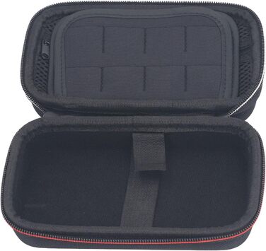 Carry Case for 3DS 2DS XL, Hard Shell Carry Case for 2DS XL, Portable Nylon Game Console, Hard Protective Case, Travel Bag with Game Cartridge Slots, Black
