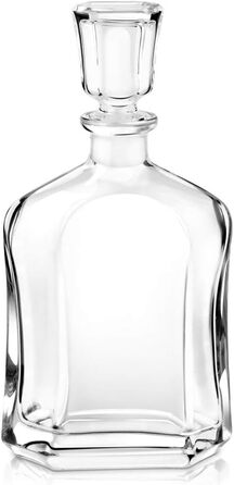Maverton Whiskey Decanter + 2/4/6 Whiskey Glasses Set with Engraving - 700ml Whiskey Decanter - Christmas Gifts - Anniversary Gift for Couple - Monogram
