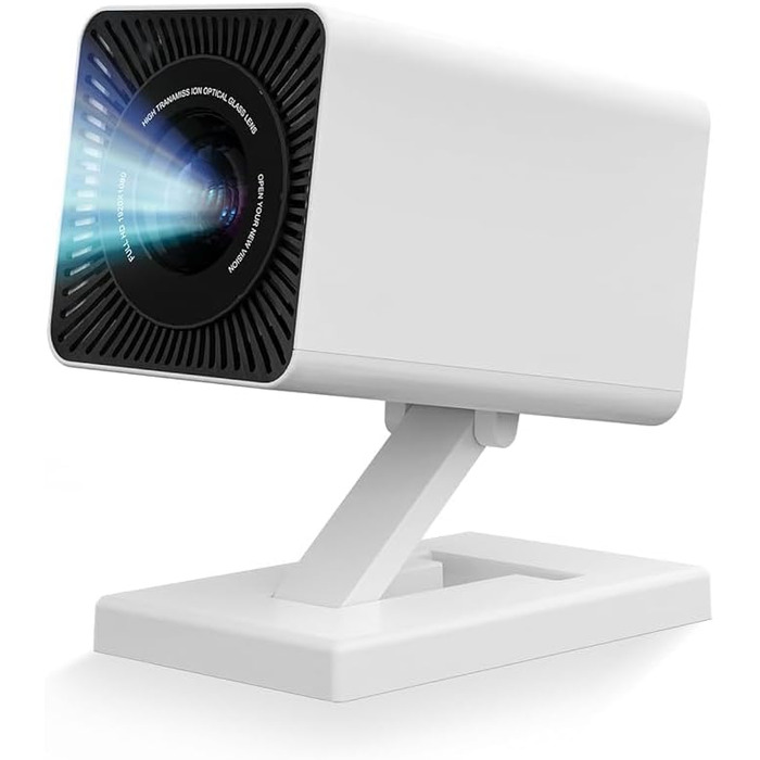 Mini проєктор Beamer 4K з Wi-Fi 6 та Bluetooth 5.0, 150 ANSI Lumen, портативний, автоматичне вирівнювання, 130 дюймів, для домашнього кіно, сумісний з телефоном/ПК/HDMI/USB