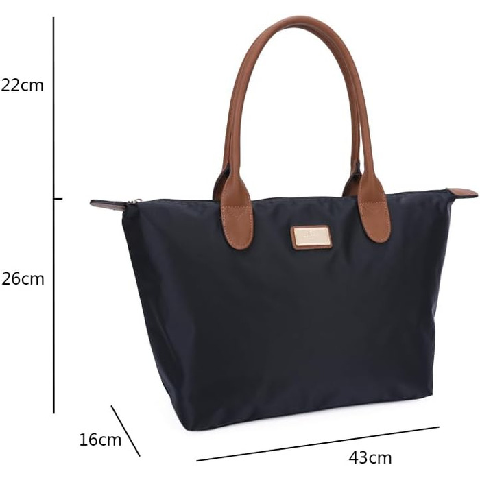 Сумка-шопер Gallantry Paris зі шкіряним ефектом, чорна. Жіноча сумка через плече та на руку