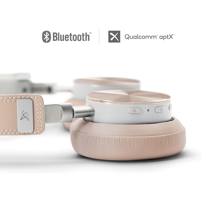 Бездротові навушники VONMÄHLEN Concert One Bluetooth On-Ear (Рожеве золото) з кейсом, мікрофоном та AUX кабелем