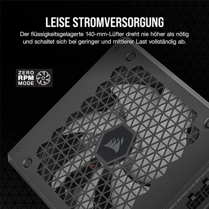 Блок живлення Corsair HX1000i 1000W ATX 3.1 PCIe 5.1, 80 Plus Platinum, повністю модульний, низький рівень шуму, iCUE, чорний