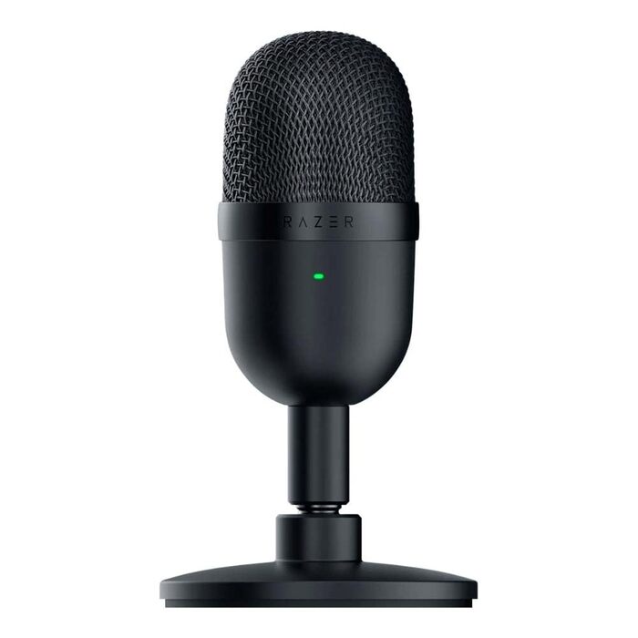 Мікрофон Razer Seiren Mini RZ19-03450100-R3M1 чорний - компактний конденсаторний мікрофон для стрімінгу та подкастів