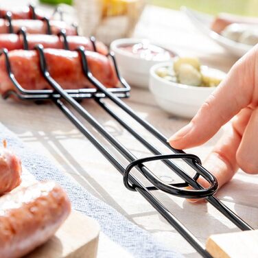 Набір гриля InnovaGoods 12 предметів: інструменти з нержавіючої сталі, термостійкі ручки, сумка для зберігання та транспортування, миється в посудомийній машині, чорний, сталь, нержавіюча сталь (для шашлику)