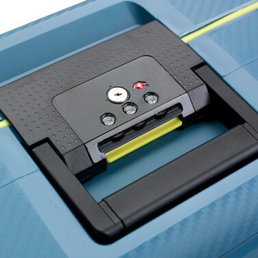 Чемодан CarryOn Steward Hartschalen Mittelgroßer 65см з TSA замком, середній, синій (XL)