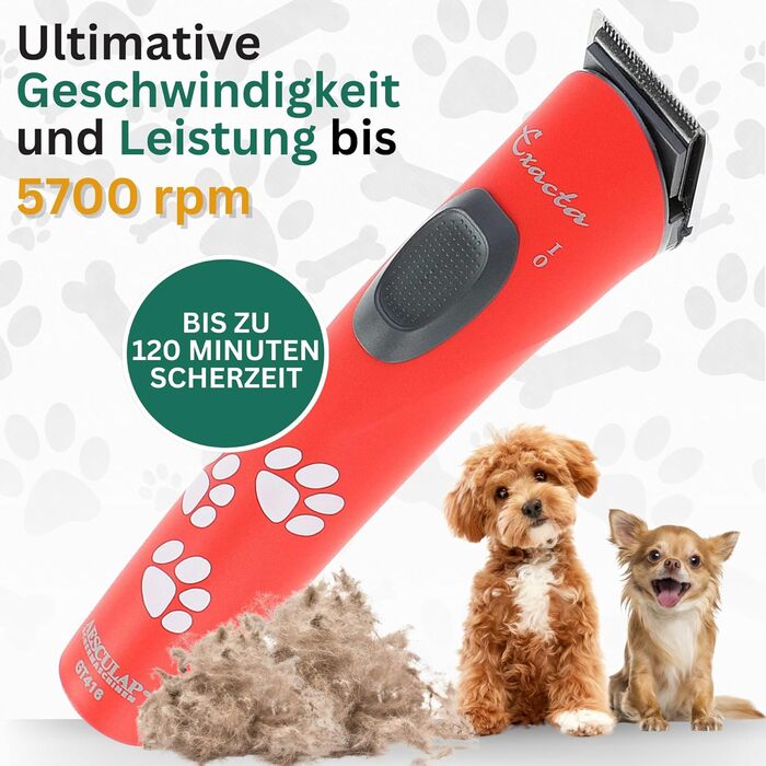 Машинка для стрижки собак Agrarzone Edition Aesculap Exacta - з запасним ножем, тиха, без вібрації, для собак та котів