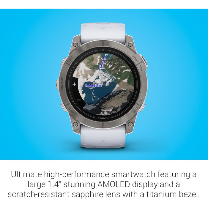 Годинник Garmin epix Pro (Gen 2) Sapphire Edition 51 мм: високопродуктивний смарт-годинник з інтегрованою ліхтариком та технологіями для тренувань