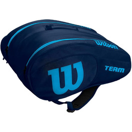 Wilson Team Padel Bag - Black, One Size - for Padel Tennis Rackets & Accessories