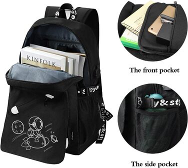 Шкільний рюкзак для хлопчика-підлітка, рюкзак-ранці, шкільна сумка для підлітків, модель Ракета