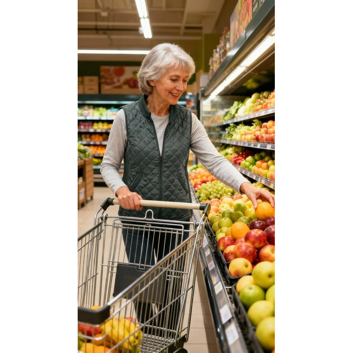 Жіночий жилет Bienzoe без рукавів з капюшоном, стеганий, на блискавці, сірий темний (XL)