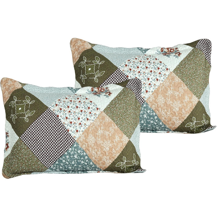 Комплект літньої постільної білизни Marina Decoration з принтом та тисненням, ультрам'який, 3-частинний комплект з 2 наволочками, в клітинку, розмір King