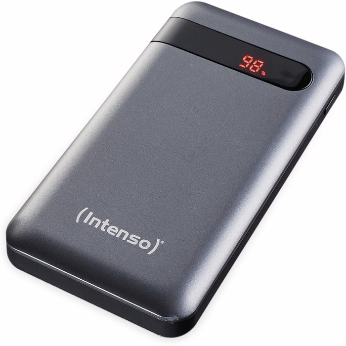 Powerbank Intenso Powerbank PD 20000 - акумулятор зовнішній, 20000mAh, Power Delivery, Quick Charge 3.0, для смартфонів, планшетів, MP3-плеєрів, цифрових камер, сірий