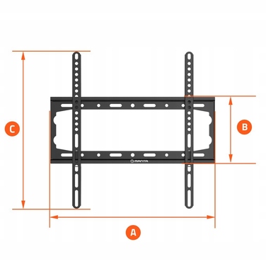 Міцний настінний кронштейн для телевізора LCD/LED 26