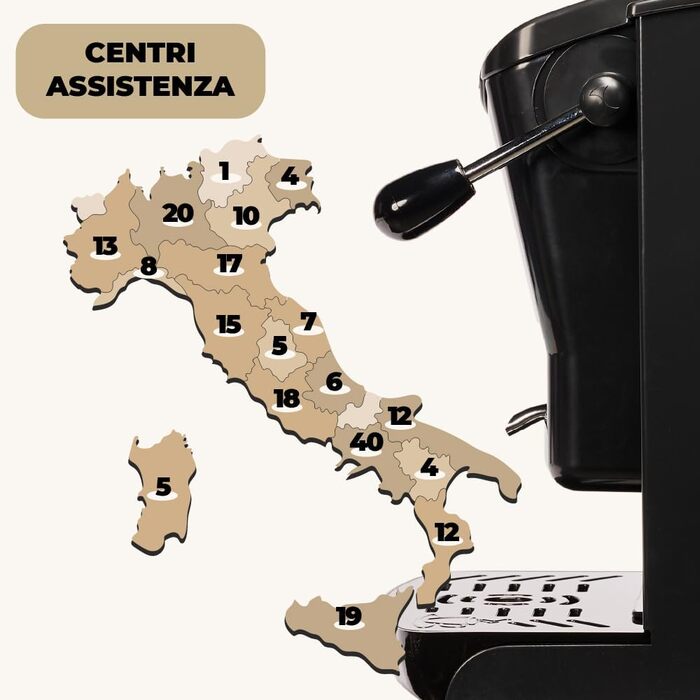 FABER COFFEE MACHINES | Slot Plast Model | POD Coffee Machine 44 mm | Adjustable Brass Pad Press (SCHWARZ/SCHWARZ)