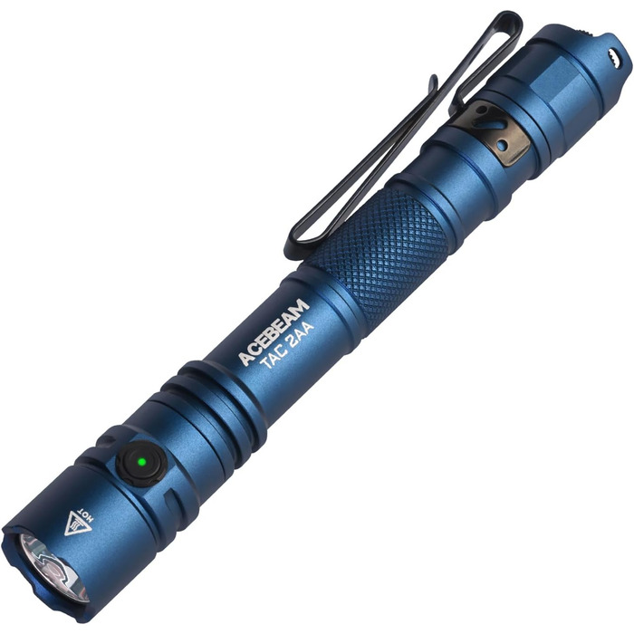 Ліхтарик ACEBEAM TAC 2AA EDC - тактичний, 1400 люмен, LED, 2 режими, зарядний пристрій, для кемпінгу
