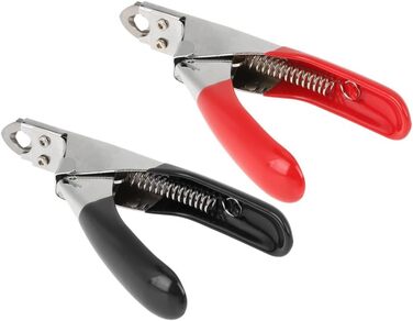 Ножиці для обрізання кігтів домашніх тварин Fdit - для собак та котів, чорний колір