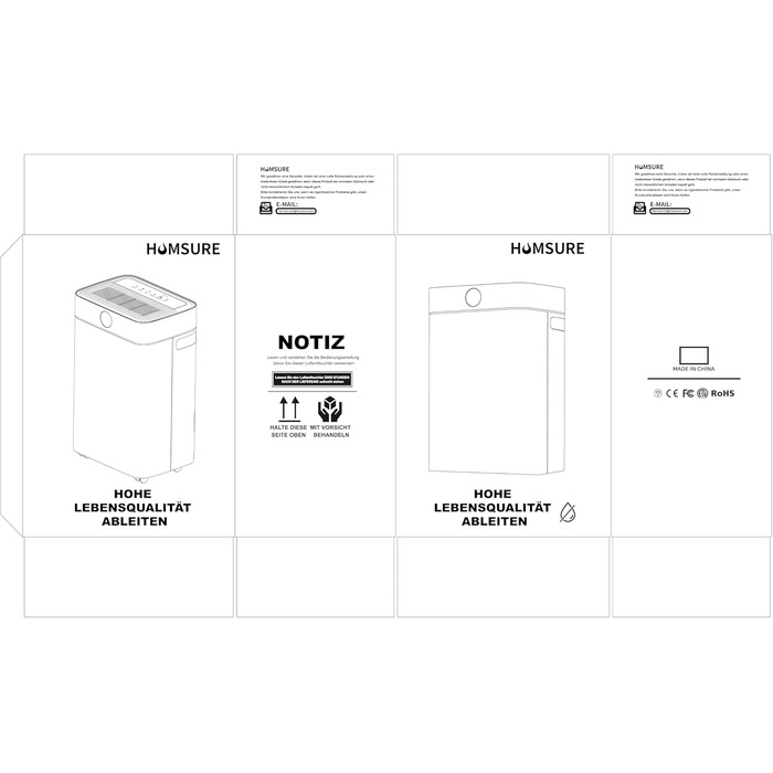 Вологопоглинач повітря 25л з таймером 24г, автоматичним розморожуванням та безперервним відведенням води