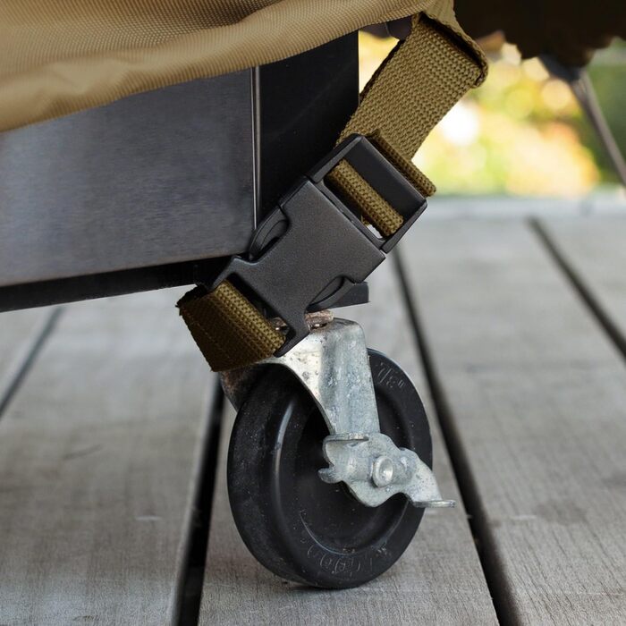 Чохол для гриля Classic Accessories Veranda M, водонепроникний, для середніх BBQ-грилів, з вентиляційними отворами, захист від усіх погодних умов, 147x76x122 см, бежевий