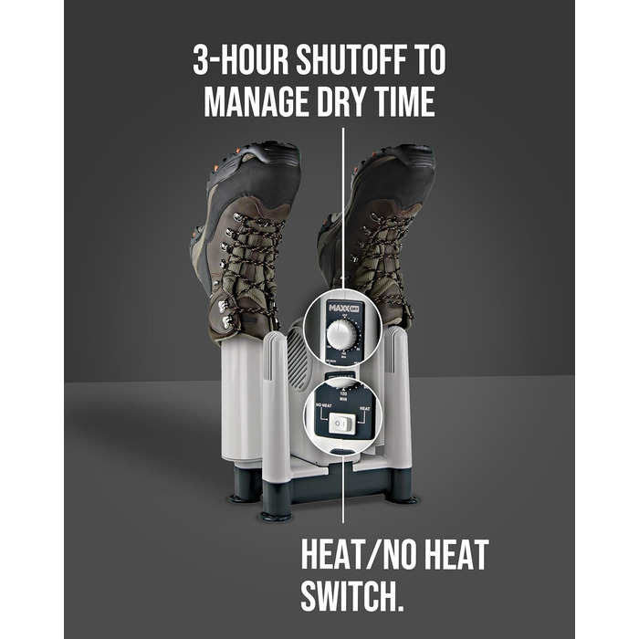 MAXX DRY Unisex-Adult Heavy Duty Boot and Glove Dryer, Gray, One Size