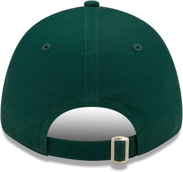 Кепка New Era 9Forty Yankees Essential - бейсболка з вигнутим козирком, MLB, чоловіча, металева застібка, Forest Green