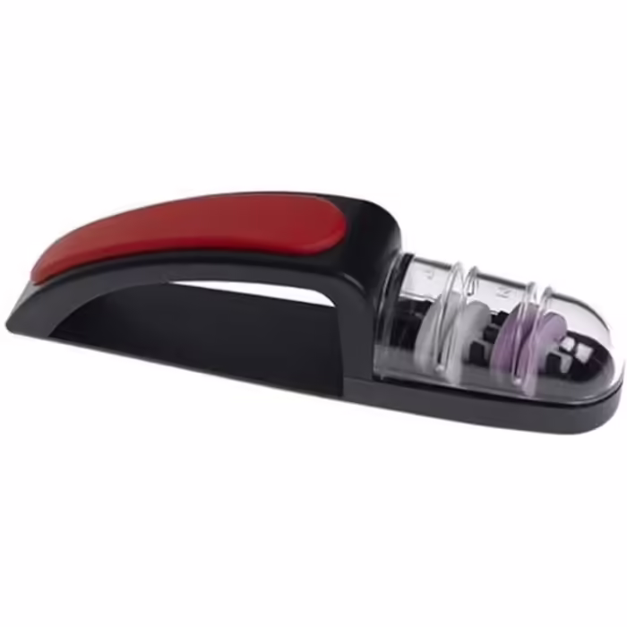 MinoSharp 440-BR Plus Ceramic Hand Sharpener (black/red)