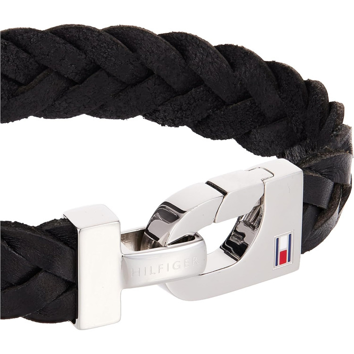 Браслет чоловічий Tommy Hilfiger з нержавіючої сталі та шкіри, 20.5-27 см