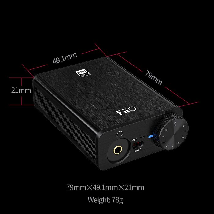FiiO E10K - USB ЦАП та підсилювач навушників (Typ-C)