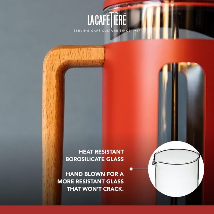 Френч-прес La Cafetière Pisa з нержавіючої сталі, зелений, на 3 чашки, у подарунковій коробці