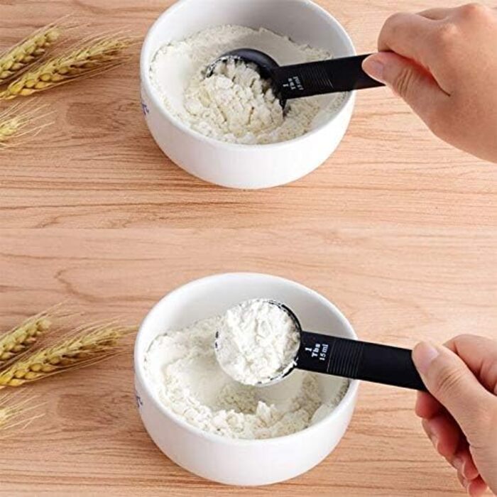 Measuring cups, cookie scoops, scale, handle, kitchen, cooking utensils, accurate measurement, 10 pieces