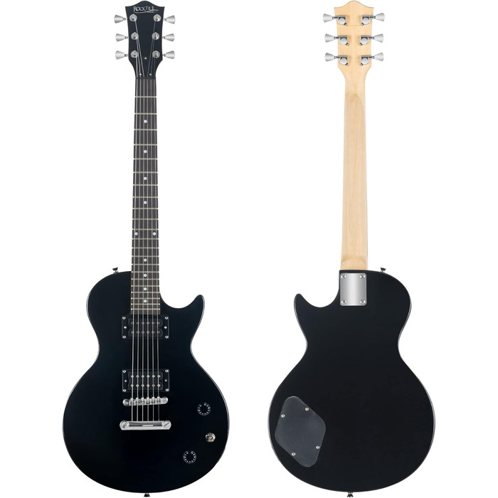 Електрогітара Rocktile Banger's Pack Kompletset - Чорний (Комплект: підсилювач, чохол, кабель, ремінь, медіатори, запасні струни, навчальний матеріал з CD/DVD)