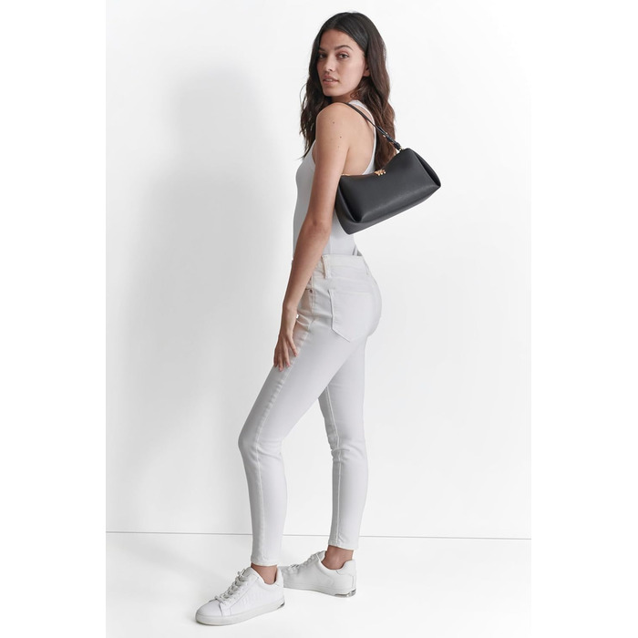 Сумка жіноча DKNY Fashion Soft Classic Tote чорно-золота повсякденна