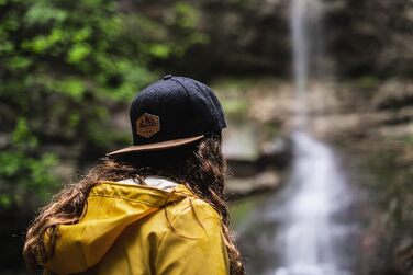 Кепка бейсболка Jumping Bird • Унісекс • Знімний козирок • Фетр • Антрацит