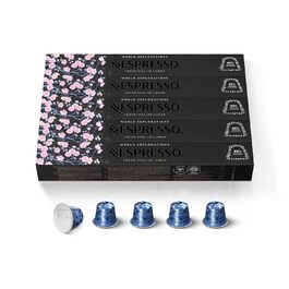 Капсули Nespresso Vivalto Lungo (5 шт. в упаковці, 50 шт. загалом), блакитні