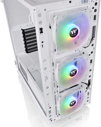 Корпус Thermaltake TG RGB ATX з темперованим склом | 120мм вентилятор | Чорний (H570 ARGB, Snow)