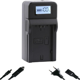 Зарядний пристрій Blumax Slim Dual для акумуляторів Sony NP-FZ100 – сумісний з Sony Alpha 6600 6700 A7 III 7RM3 / Alpha 9 III 9III 9S / A9 A9III A9S. Подвійний зарядний пристрій (швидка зарядка)