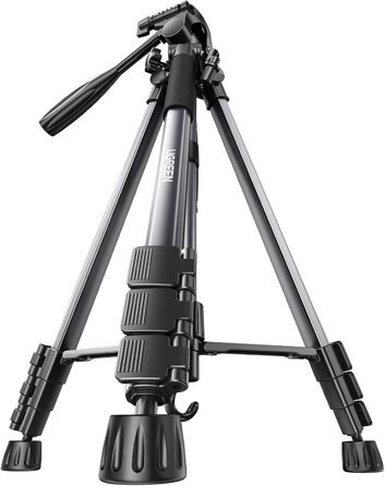 Штатив для камери UGREEN 53.5-175 см, легкий та портативний, з тримачем для смартфона та чохлом для DSLR, Canon, Nikon, Action Camera