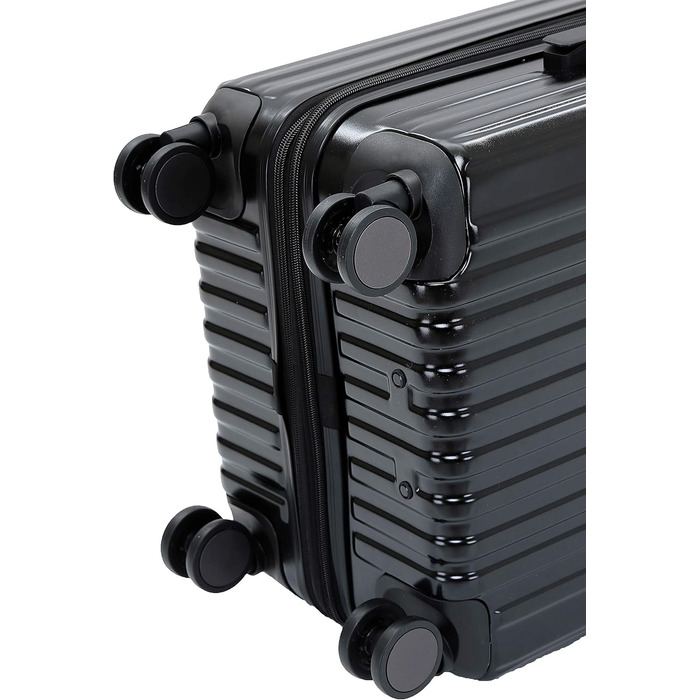 Чемодан з замком TSA, набір валіз, валіза-тролей, жорсткий корпус, чорний (Мітлер)