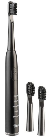 Електрична зубна щітка Newgen Medicals Akku Zahnbürste: USB акумуляторна звукова щітка 40.000 Гц, 5 режимів, таймер, IPX7 водонепроникна