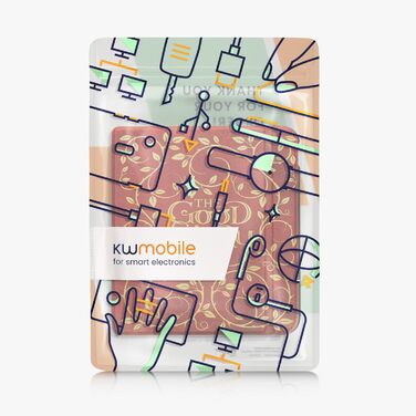 Чохол-книжка kwmobile для Kobo Libra Colour/Tolino Vision Color - жовто-оранжево-червоний